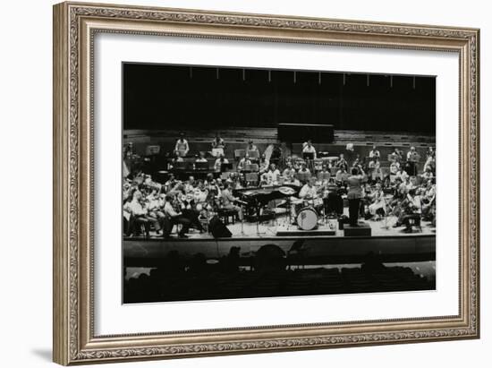 Buddy Rich and the Royal Philharmonic Orchestra in Concert at the Royal Festival Hall, London, 1985-Denis Williams-Framed Photographic Print