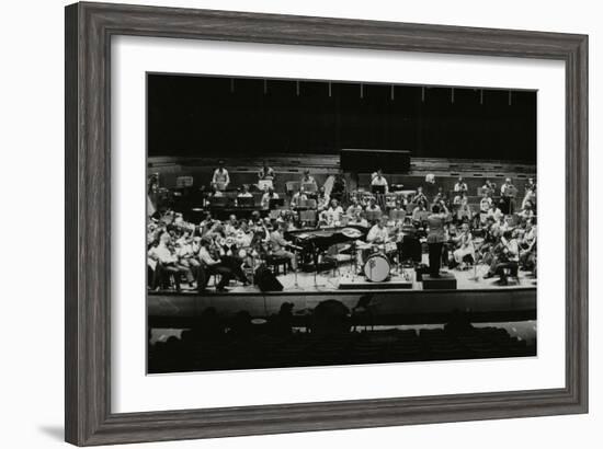 Buddy Rich and the Royal Philharmonic Orchestra in Concert at the Royal Festival Hall, London, 1985-Denis Williams-Framed Photographic Print