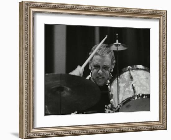 Buddy Rich in Concert at the Forum Theatre, Hatfield, Hertfordshire-Denis Williams-Framed Photographic Print