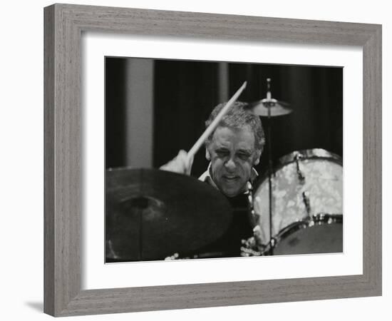 Buddy Rich in Concert at the Forum Theatre, Hatfield, Hertfordshire-Denis Williams-Framed Photographic Print