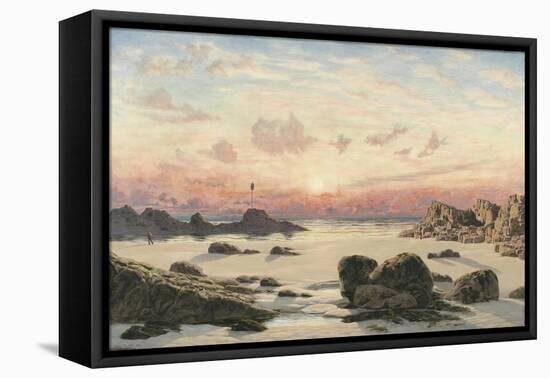 Bude Sands at Sunset, 1874-John Brett-Framed Premier Image Canvas