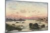 Bude Sands at Sunset, 1874-John Brett-Mounted Giclee Print