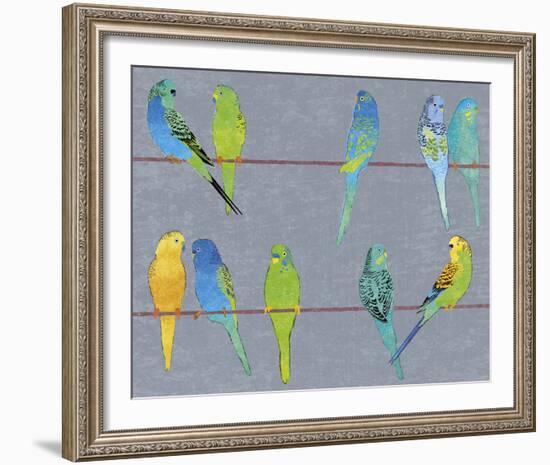 Budgies-Maria Mendez-Framed Giclee Print