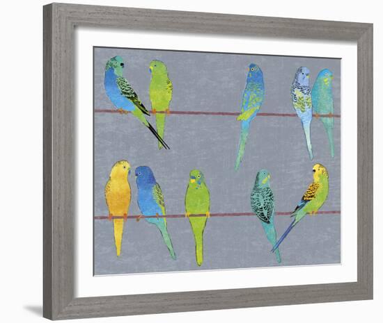 Budgies-Maria Mendez-Framed Giclee Print