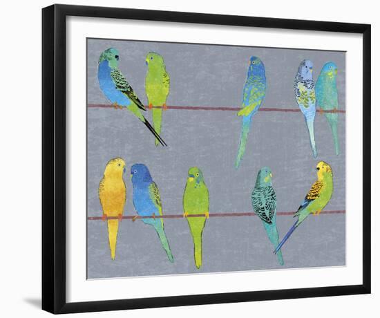 Budgies-Maria Mendez-Framed Giclee Print