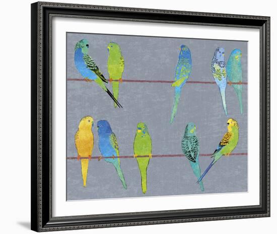 Budgies-Maria Mendez-Framed Giclee Print