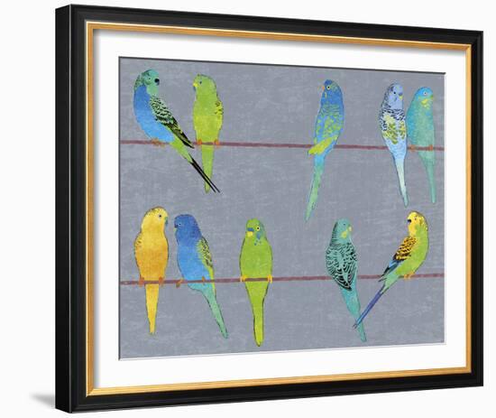 Budgies-Maria Mendez-Framed Giclee Print