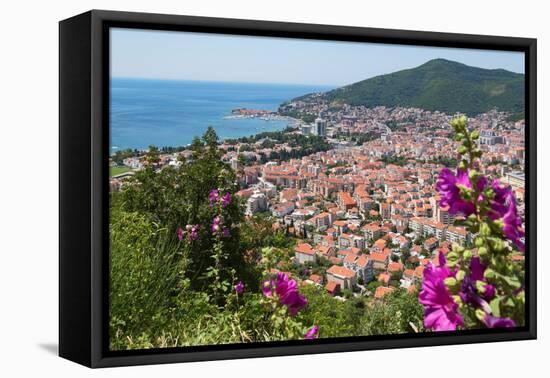 Budva, Montenegro. Overall view.-null-Framed Premier Image Canvas