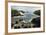 Buelna Beach and Karst Limestone El Picon Rock Pillar at High Tide, Near Llanes, Asturias, Spain-Nick Upton-Framed Photographic Print