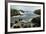 Buelna Beach and Karst Limestone El Picon Rock Pillar at High Tide, Near Llanes, Asturias, Spain-Nick Upton-Framed Photographic Print