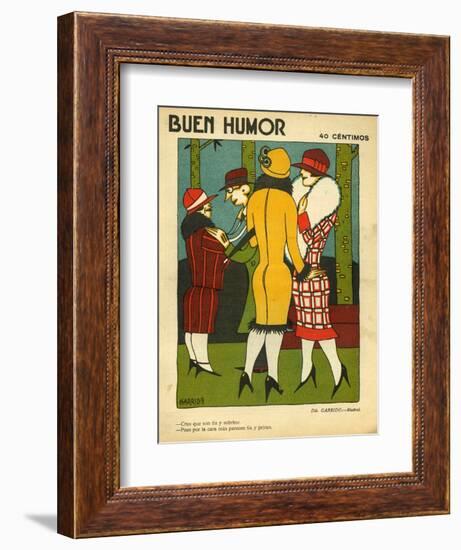 Buen Humor, Magazine Cover, Spain, 1926-null-Framed Giclee Print