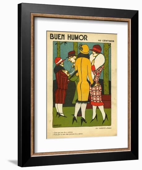 Buen Humor, Magazine Cover, Spain, 1926-null-Framed Giclee Print