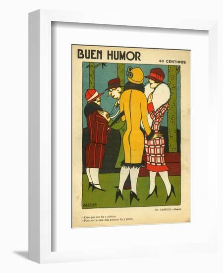 Buen Humor, Magazine Cover, Spain, 1926-null-Framed Giclee Print