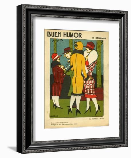 Buen Humor, Magazine Cover, Spain, 1926-null-Framed Giclee Print