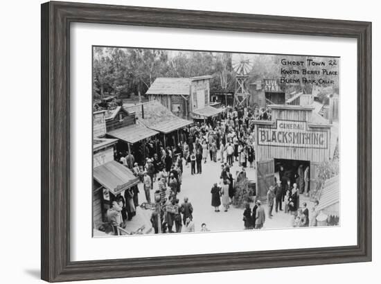 Buena Park, California Knotts Berry Place Ghost Town Photograph - Buena Park, CA-Lantern Press-Framed Art Print