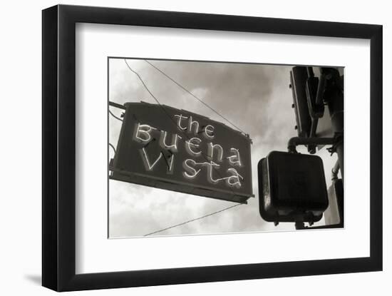 Buena Vista Sign #2-Christian Peacock-Framed Art Print
