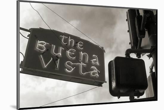 Buena Vista Sign #2-Christian Peacock-Mounted Art Print