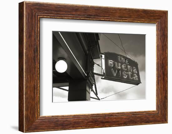 Buena Vista Sign, no. 1-Christian Peacock-Framed Giclee Print