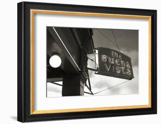 Buena Vista Sign, no. 1-Christian Peacock-Framed Giclee Print