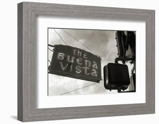 Buena Vista Sign, no. 2-Christian Peacock-Framed Giclee Print