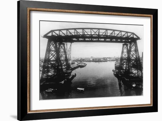 Buenos Aires Harbour-Mario de Biasi-Framed Giclee Print