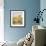 Buff Cochin Hen, "Blossom"-J^ W^ Ludlow-Framed Premium Giclee Print displayed on a wall