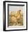 Buff Cochin Hen, "Blossom"-J^ W^ Ludlow-Framed Premium Giclee Print