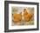 Buff Orpington Cock and Hen-null-Framed Art Print