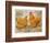 Buff Orpington Cock and Hen-null-Framed Art Print