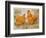 Buff Orpington Cock and Hen-null-Framed Art Print