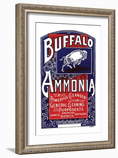 Buffalo Ammonia-null-Framed Art Print