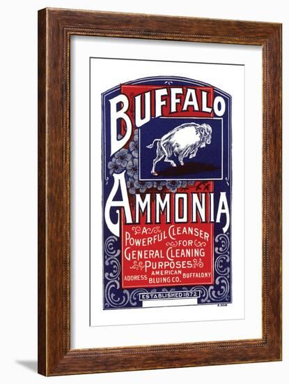 Buffalo Ammonia-null-Framed Art Print