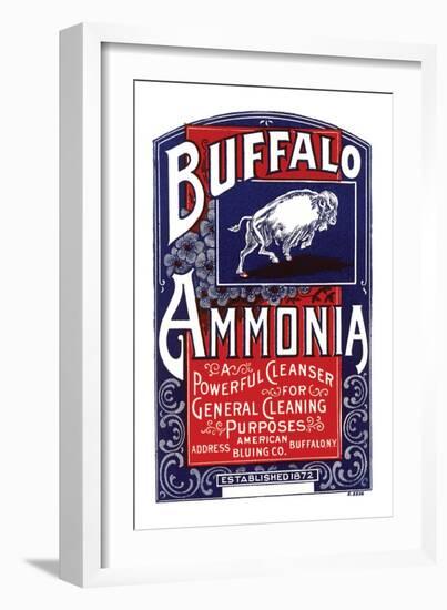 Buffalo Ammonia-null-Framed Art Print