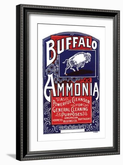 Buffalo Ammonia-null-Framed Art Print