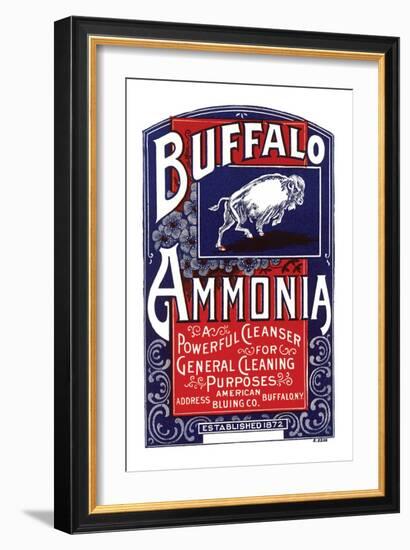 Buffalo Ammonia-null-Framed Art Print