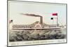 Buffalo and Chicago Steam Packet, Empire State-Currier & Ives-Mounted Giclee Print