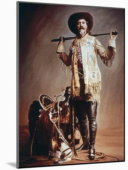 Buffalo Bill Cody (1846-1917) (Photo)-American Photographer-Mounted Giclee Print