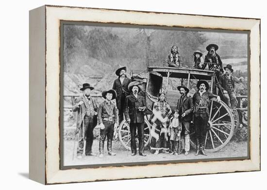 Buffalo Bill Cody's Wild West Troupe-null-Framed Premier Image Canvas