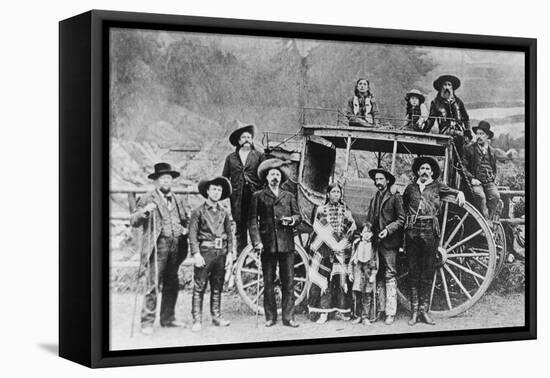 Buffalo Bill Cody's Wild West Troupe-null-Framed Premier Image Canvas