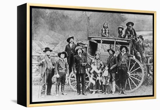 Buffalo Bill Cody's Wild West Troupe-null-Framed Premier Image Canvas