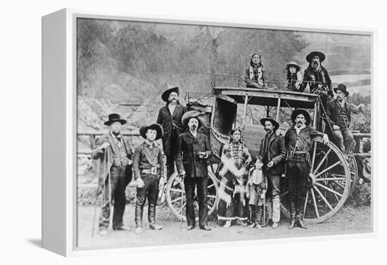 Buffalo Bill Cody's Wild West Troupe-null-Framed Premier Image Canvas