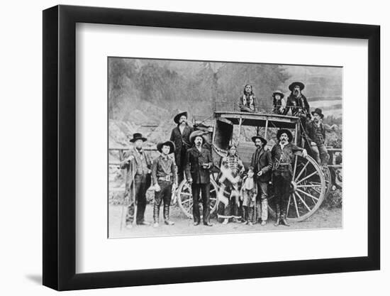 Buffalo Bill Cody's Wild West Troupe-null-Framed Photographic Print