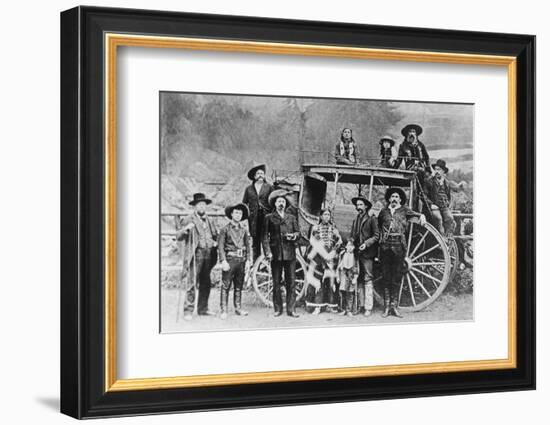 Buffalo Bill Cody's Wild West Troupe-null-Framed Photographic Print