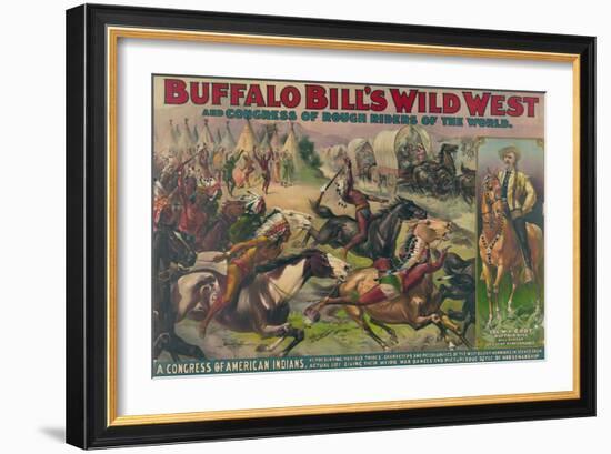 Buffalo Bill's Wild West, American Indians-Science Source-Framed Giclee Print