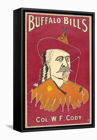 Buffalo Bill's Wild West, Col. W.F. Cody, Published 1890 (Colour Ithograph)-Alick P.f. Ritchie-Framed Premier Image Canvas