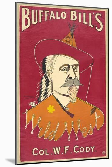 Buffalo Bill's Wild West, Col. W.F. Cody, Published 1890 (Colour Ithograph)-Alick P.f. Ritchie-Mounted Giclee Print