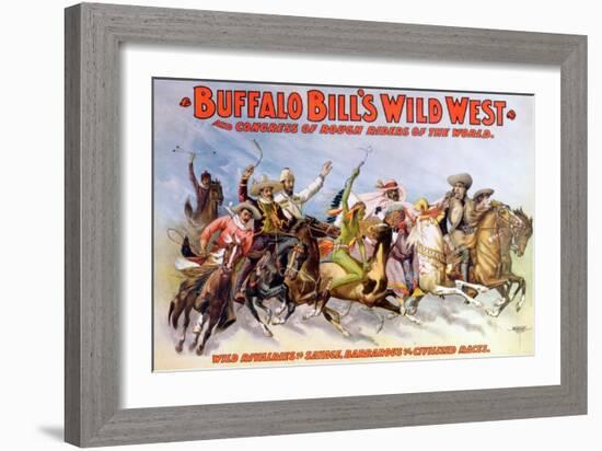 Buffalo Bill's Wild West, Rough Riders-Science Source-Framed Giclee Print