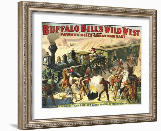 Buffalo Bill's Wild West Show, 1907, USA-null-Framed Giclee Print