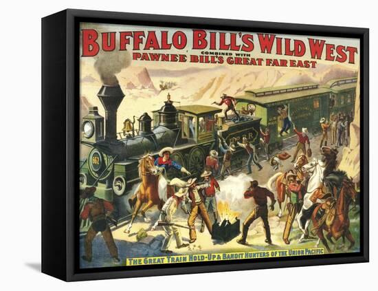 Buffalo Bill's Wild West Show, 1907, USA-null-Framed Premier Image Canvas