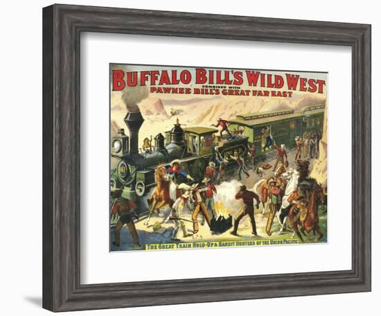 Buffalo Bill's Wild West Show, 1907, USA-null-Framed Giclee Print